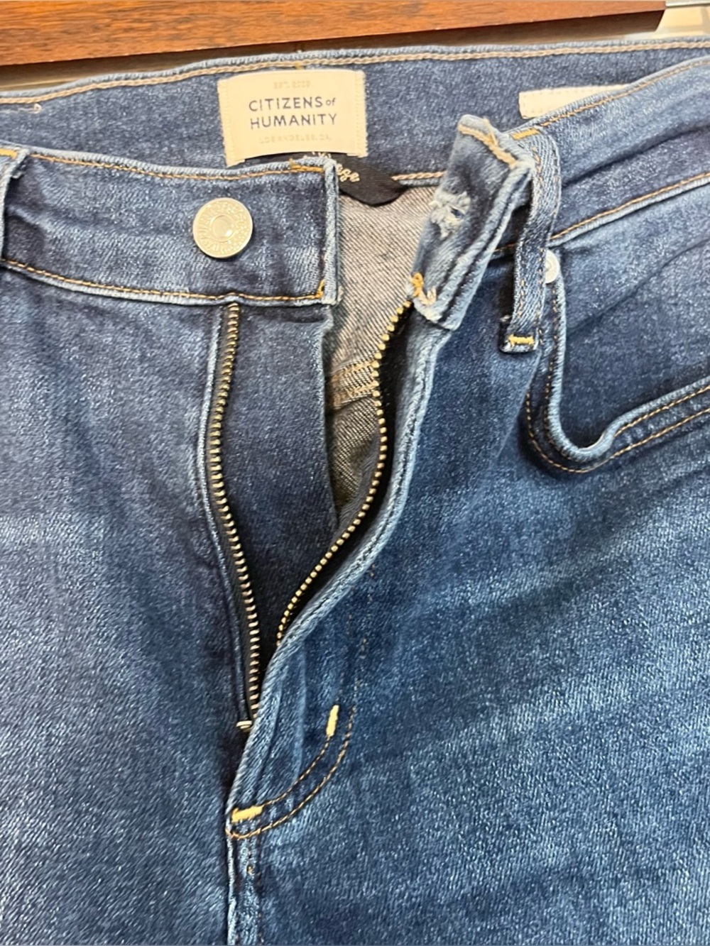 Citizens of Humanity Lilah Bootcut Dark Wash Denim Jeans 26 Waist - Picture 10 of 14